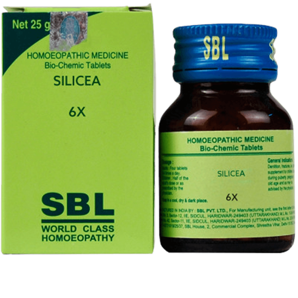 SBL Homeopathy Silicea Biochemic Tablets | Grocsy