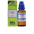 SBL Homeopathy Spongia Tosta Dilution | Grocsy