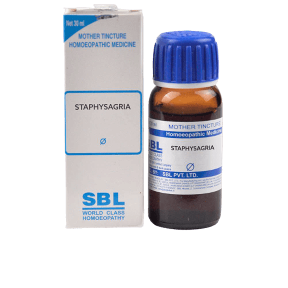SBL Homeopathy Staphysagria Mother Tincture Q | Grocsy