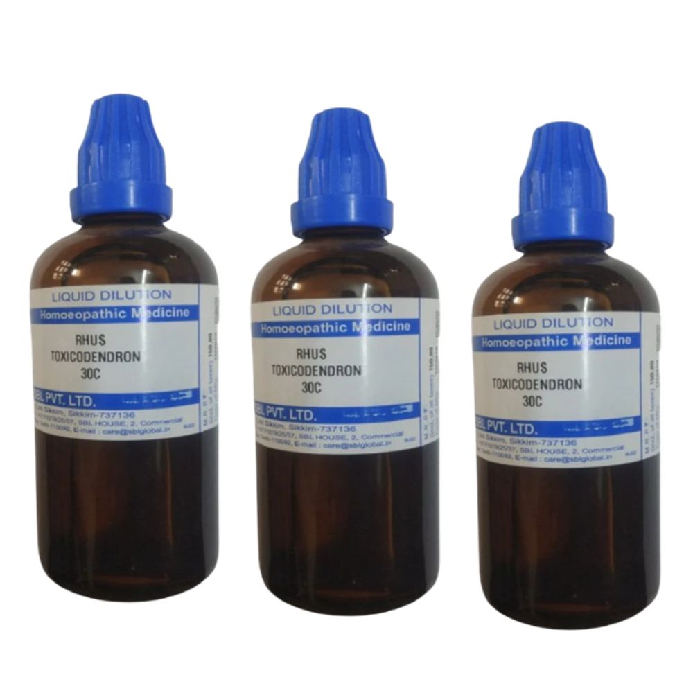 SBL Homeopathy Rhus Toxicodendron Dilution | Grocsy