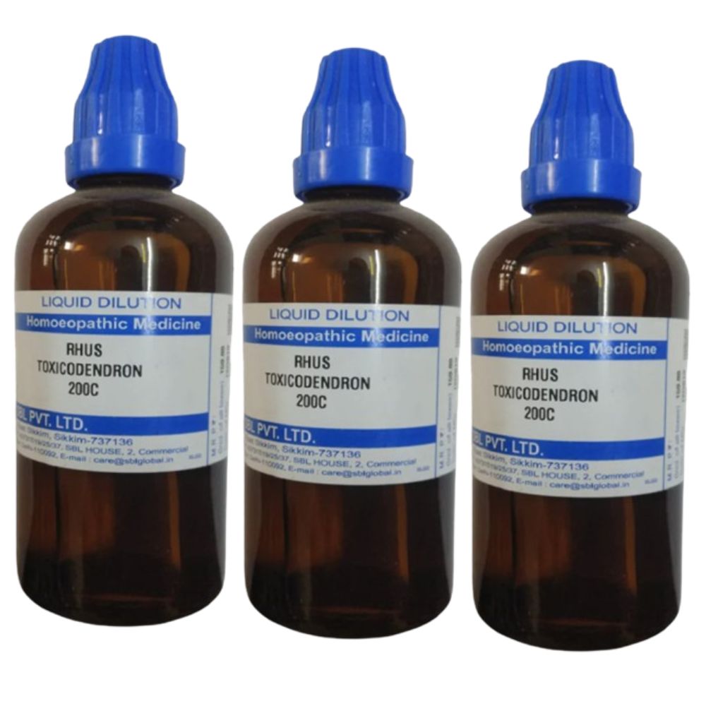 SBL Homeopathy Rhus Toxicodendron Dilution | Grocsy