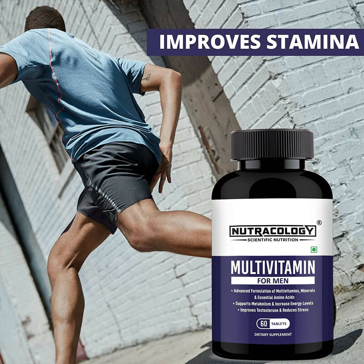 Nutracology Multivitamin for Men for Energy Strength & Stamina Tablets | Grocsy