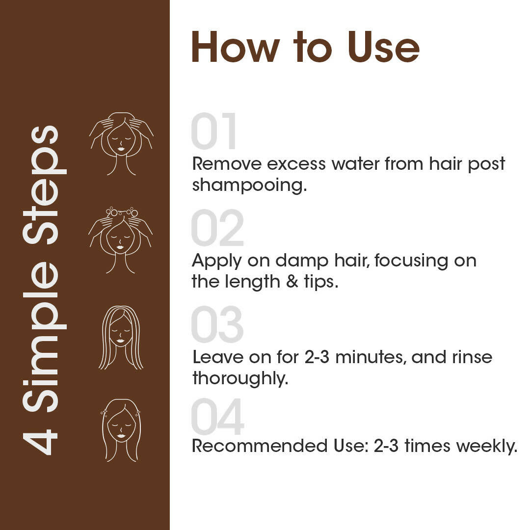 TAC - The Ayurveda Co. Bhringabali Hair Conditioner for Dry & Frizzy Hair with Amla & Bhringraj | Grocsy