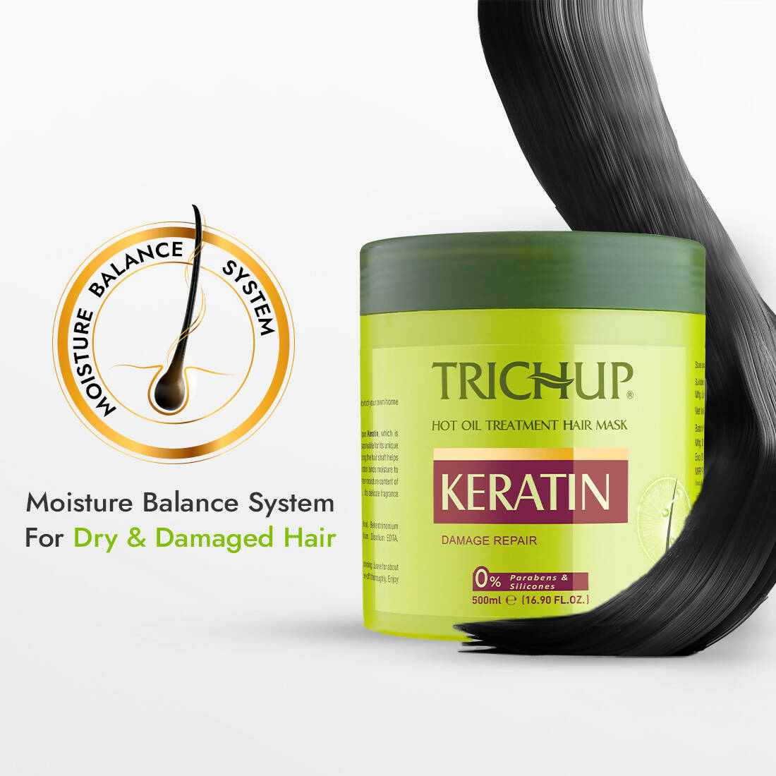 Vasu Healthcare Trichup Keratin Hot Oil Treatment Hair Mask | Grocsy