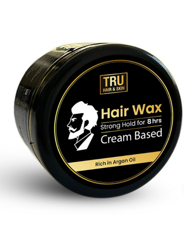 Tru Hair & Skin Strong Hold For 12-Hours Hair Wax Cream with Argan Oil | Grocsy