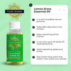 Exotic Aromas Lemongrass Essential Oil for Hair, Skin | Grocsy