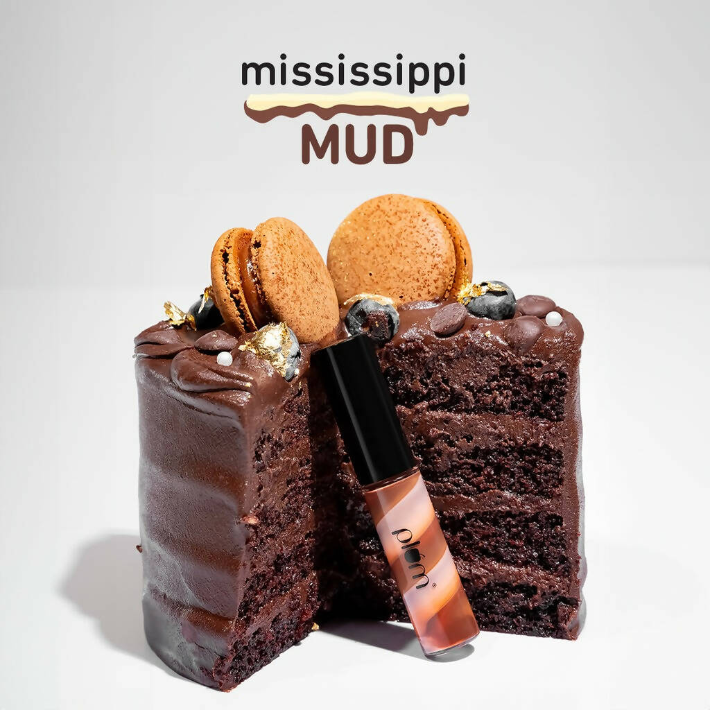 Plum Soft Swirl Lip Gloss 3 Shades In 1 & 126 Mississippi Mud | Grocsy