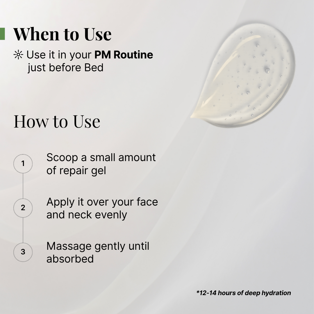 Mystiqare Overnight Repair Gel | Grocsy