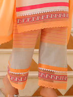 Embroidered & Printed Kurta With Pant & Dupatta Premium, Multicolor - Hiral Fashion | Grocsy