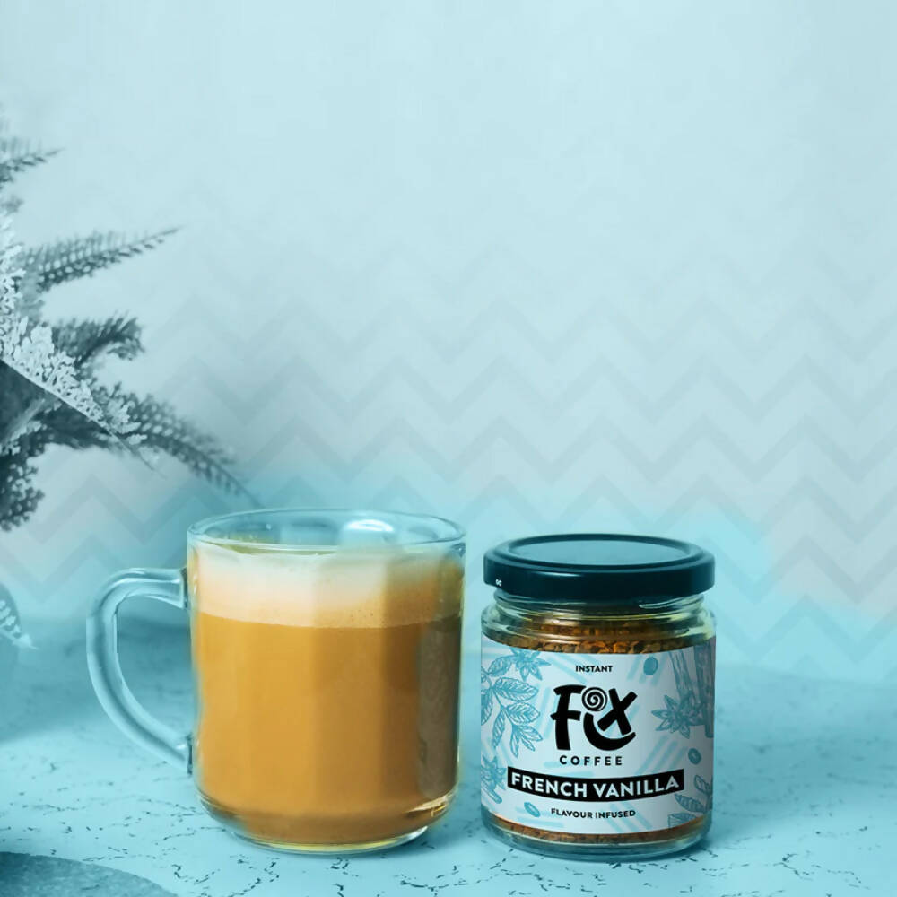 FIX Coffee French Vanilla Instant Coffee Powder | Grocsy