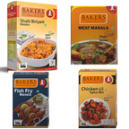 BAKERS Shahi Biriyani Masala , Chicken 65 , Fish Fry Masala , Meat Masala | Grocsy