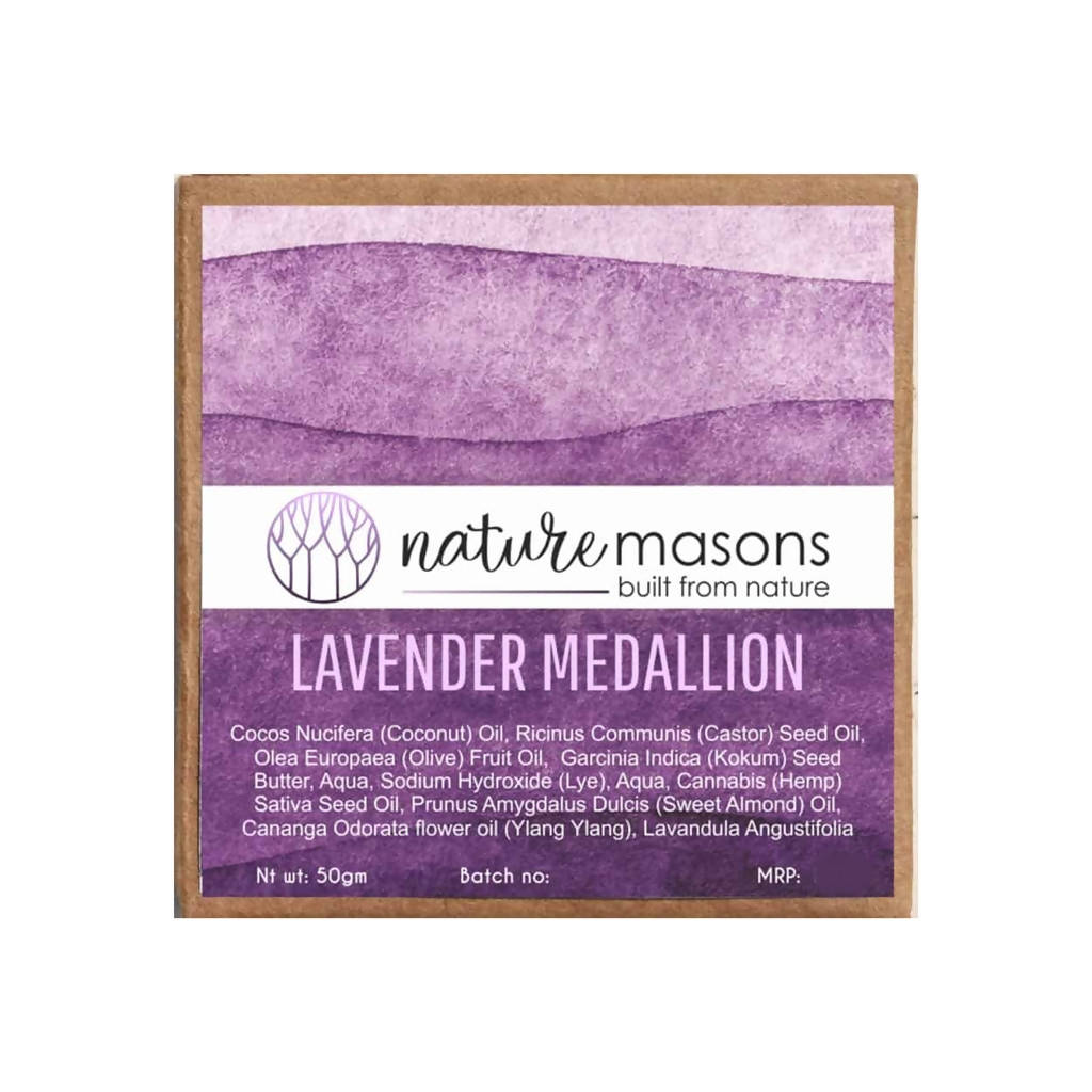 Nature Masons Lavender Medallion Soap Bar | Grocsy