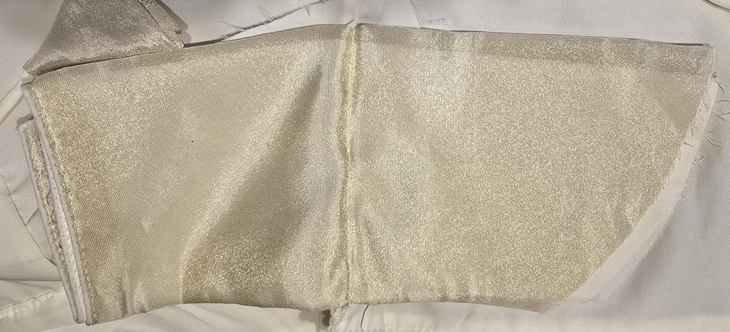 Kia Fashions Cream Self-Sheen Readymade Blouse | Grocsy