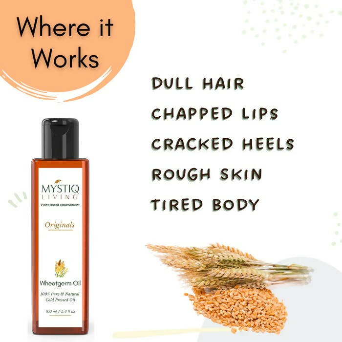 Mystiq Living Originals Wheat Germ Oil | Grocsy