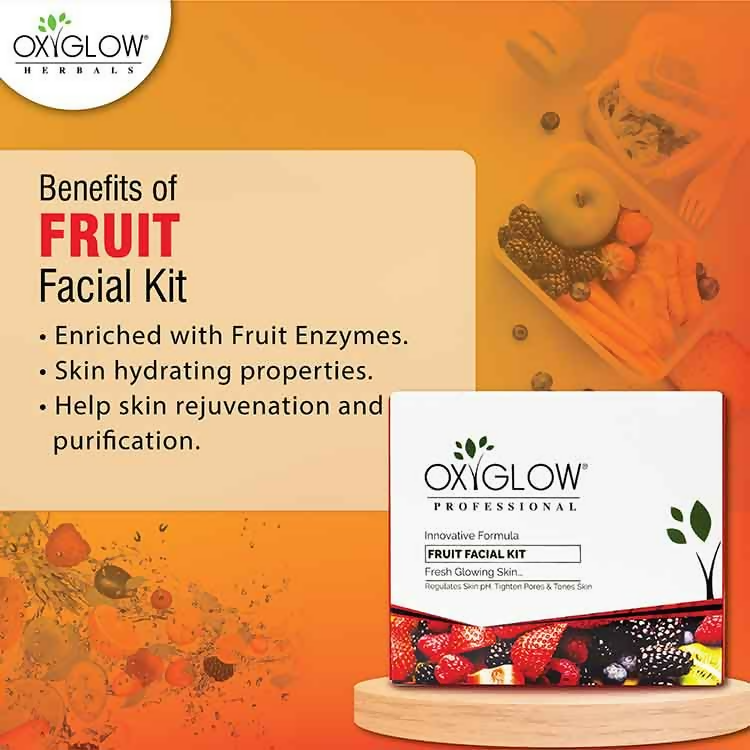 Oxyglow Herbals Fruit Facial Kit | Grocsy