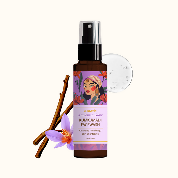 Auravedic Kumkumadi Gel Face Wash | Grocsy
