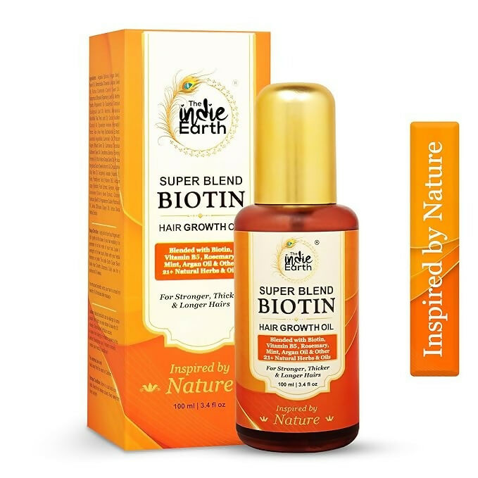 The Indie Earth Rosemary Mint Biotin Hair Oil | Grocsy
