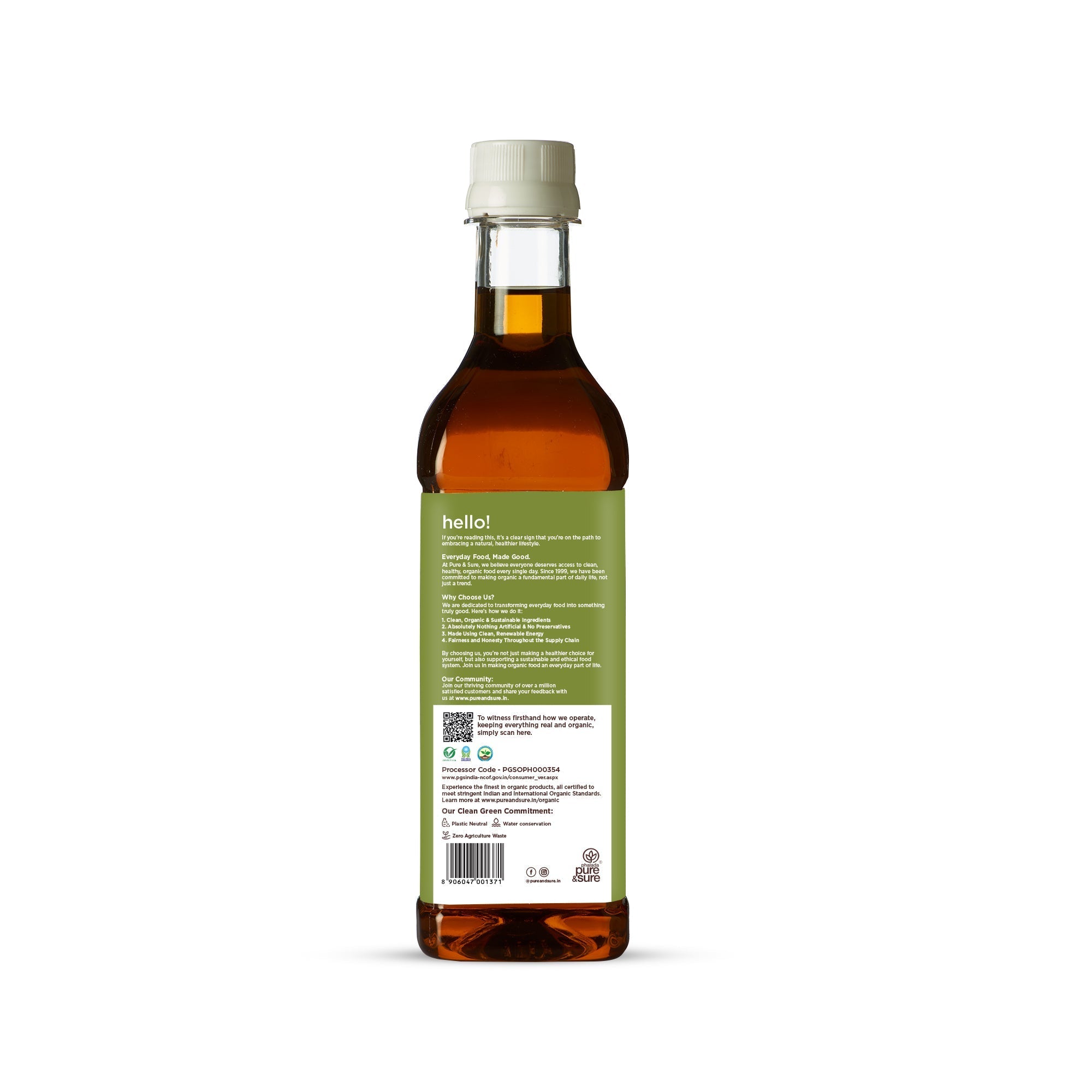 Pure & Sure Organic Sesame Oil | Grocsy