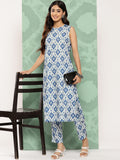 Janasya Women's Grey Crepe Digital Printed Straight Casual Kurta Set | Grocsy