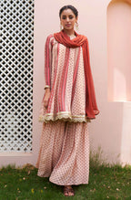 Janasya Multicolor Georgette Digital Floral Printed Set | Grocsy