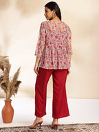 Janasya Wine Moss Solid Set | Grocsy