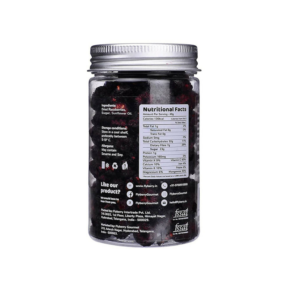 Flyberry Gourmet Dried Radical Raspberries | Grocsy