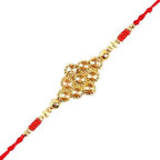 Kundan Rakhi With Dry Fruits & Besan Laddoos | Grocsy