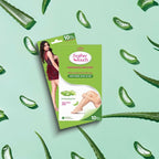 VI-JOHN Feather Touch Cucumber & Alevera Hair Removal Wax Strips for Dry Skin Praraben & Sulphate Free | Grocsy