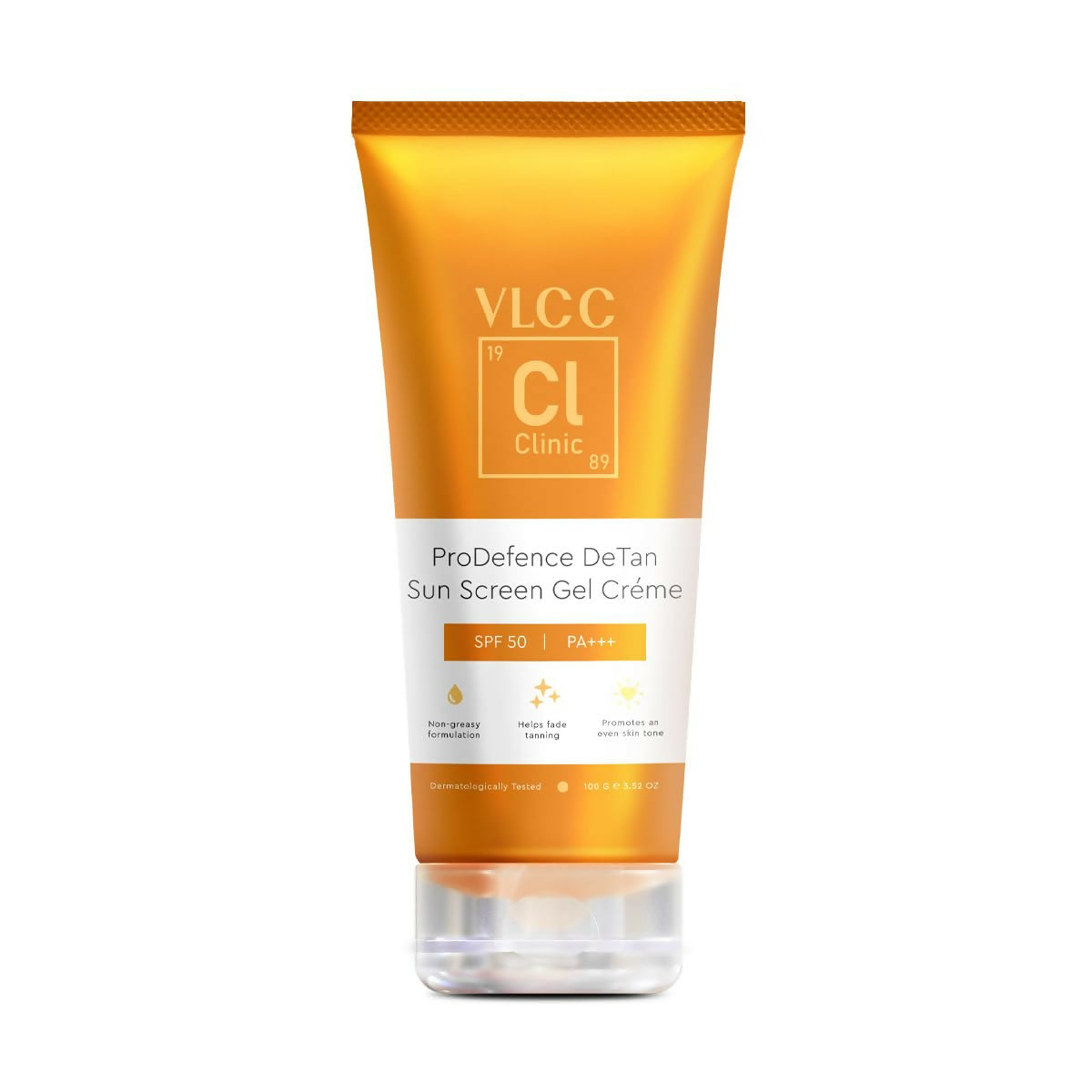VLCC Clinic ProDefence De Tan SPF 50 PA+++ Sun Screen Gel Crème | Grocsy