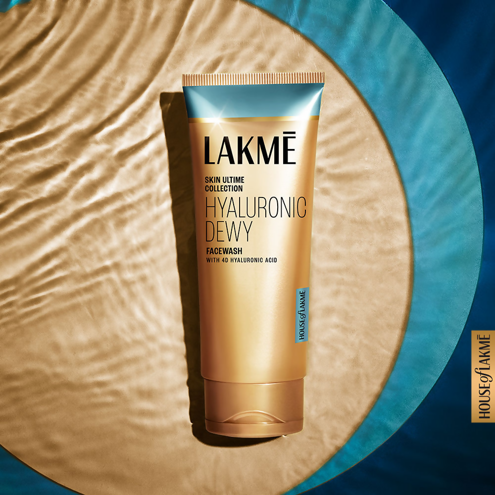 Lakme Hyaluronic Dewy Face Wash Hyadrating with 4D Hyaluronic Acid | Grocsy