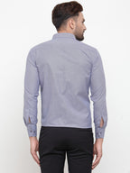 Jainish Grey Men's Cotton Geometric Formal Shirts ( SF 434Grey ) | Grocsy