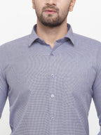 Jainish Grey Men's Cotton Geometric Formal Shirts ( SF 434Grey ) | Grocsy