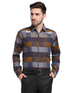 Jainish Multicolor Men's Checked Cotton Formal Shirt ( SF 787Multi ) | Grocsy