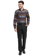 Jainish Multicolor Men's Checked Cotton Formal Shirt ( SF 787Multi ) | Grocsy