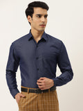 Jainish Men's Solid Formal Cotton Shirt ( SF 788Charcoal ) | Grocsy