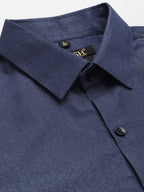 Jainish Men's Solid Formal Cotton Shirt ( SF 788Charcoal ) | Grocsy