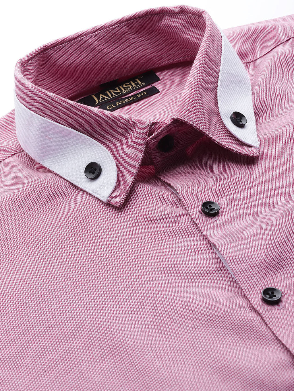 Jainish Men's Cotton Solid Formal Shirts ( SF 796Purple ) | Grocsy