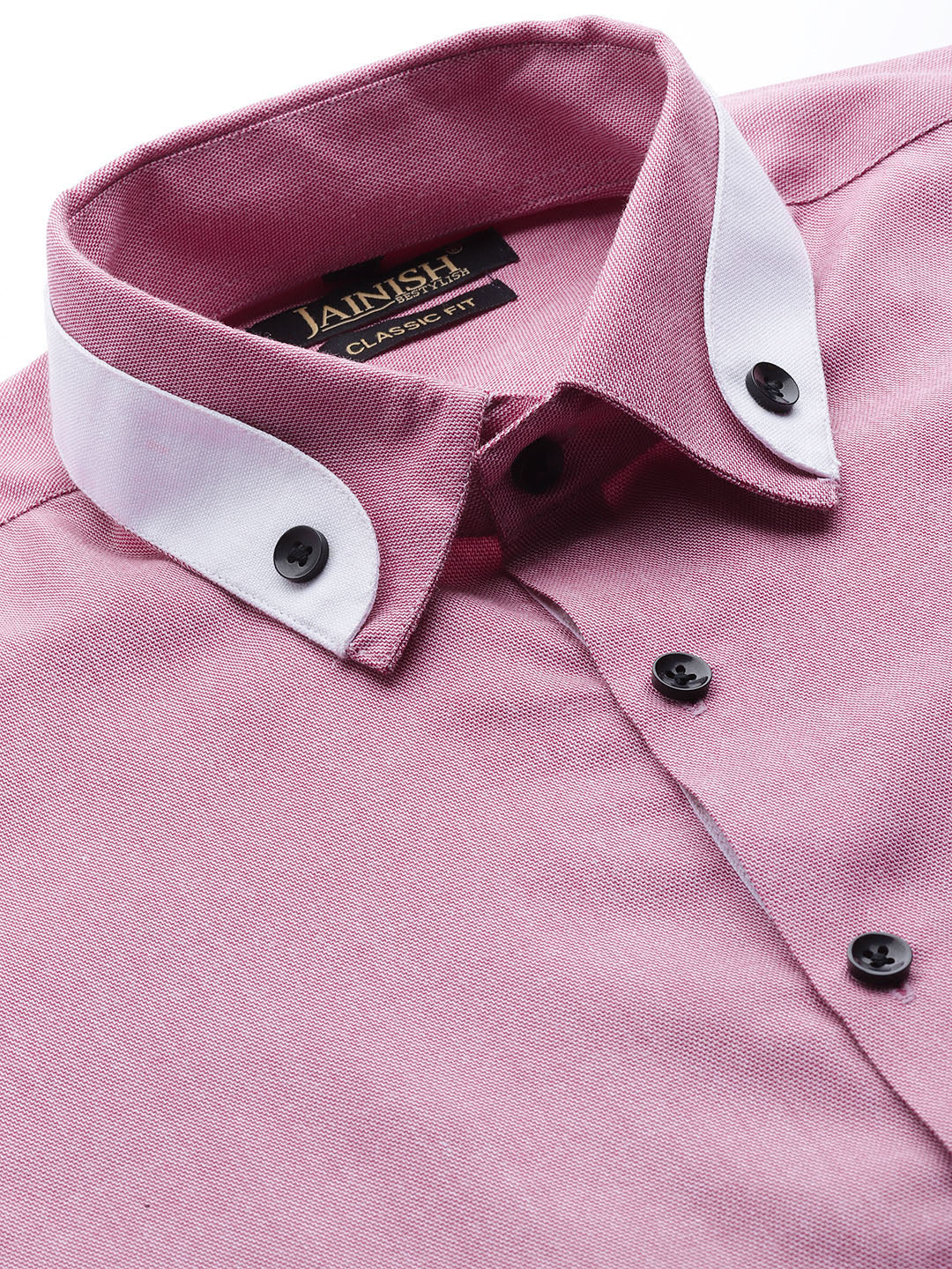 Jainish Men's Cotton Solid Formal Shirts ( SF 796Purple ) | Grocsy