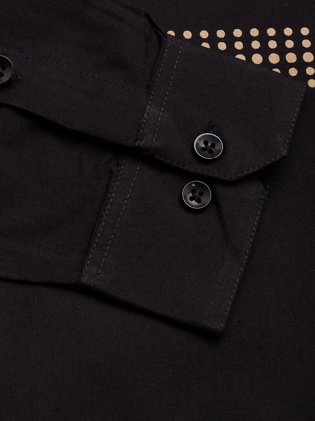 Jainish Men's Cotton Printed Formal Shirts ( SF 805Black ) | Grocsy