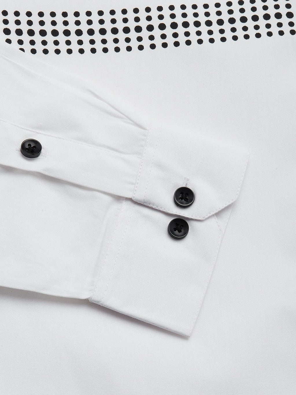 Jainish Men's Cotton Printed Formal Shirts ( SF 805White ) | Grocsy