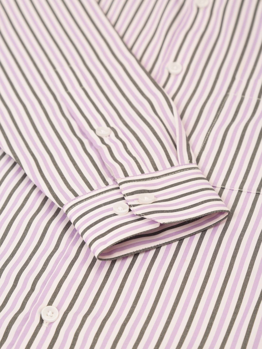 Jainish Men's Cotton Checked Button Down Collar Formal Shirts ( SF 809Light-Purple ) | Grocsy