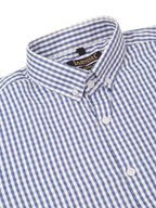 Jainish Men's Cotton Checked Button Down Collar Formal Shirts ( SF 810Blue ) | Grocsy