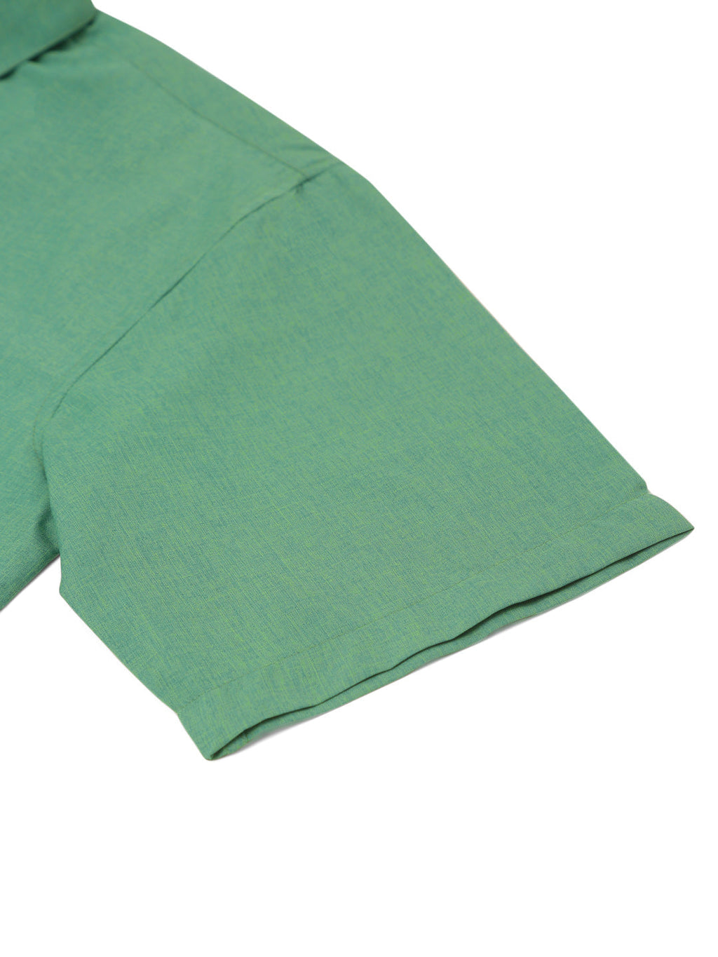 Jainish Men's Cotton Solid Half Sleeve Formal Shirts ( SF 811Green ) | Grocsy