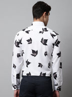 Jainish Men's Regular Fit Printed Pure Cotton Formal Shirt | Grocsy