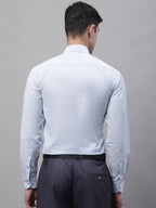 Jainish Men's Light-Grey Cotton Classic Formal Shirt | Grocsy