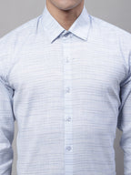 Jainish Men's Light-Grey Cotton Classic Formal Shirt | Grocsy