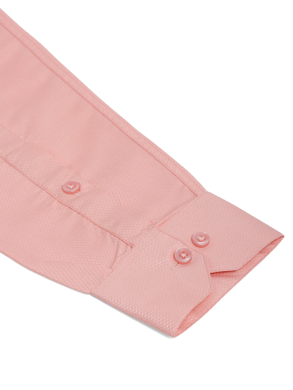 Jainish Men's Orange Dobby Textured Formal Shirt | Grocsy