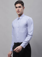 Jainish Men's Light-Grey Cotton Solid Formal Shirt | Grocsy