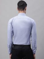 Jainish Men's Light-Grey Cotton Solid Formal Shirt | Grocsy