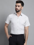 Jainish Men's Printed Formal Shirt - Beige | Grocsy